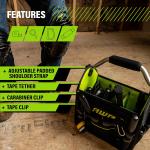 AWP Tool Bags, Premium Tool Bag, Black, Durable Tool Tote, for Professionals and Contractors