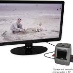 Magnasonic All-in-One High Resolution 24MP Film Scanner, Converts 35mm/126KPK/110/Super 8 Films, Slides, Negatives into Digital Photos, Vibrant 2.4" LCD Screen, Impressive 128MB Built-in Memory